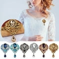 thumbnail image 3 of Dengmore Brooches Luxury Banquet Jewelry Crystal Water Drop Brooch, 3 of 5