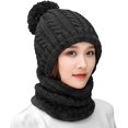 thumbnail image 1 of ER Gorro de invierno multifuncional para mujer, orejeras de una pieza. brillar Electrónica, 1 of 5