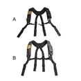 thumbnail image 3 of Sonducket Yugo acolchado Pieza reemplazada Pantalones Suspender Hombros mejorados Artesanía en cuero Multifuncional Herramienta de moda Delantal Accesorios de disfraces Gris, 3 of 6