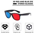 thumbnail image 4 of 2 PACKS Universal 3D Glasses TV Movie Dimensional Anaglyph Video Frame 3D Glasses, 4 of 7