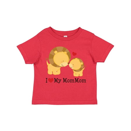 

Inktastic I Love My MomMom Gift Toddler Boy or Toddler Girl T-Shirt