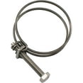 thumbnail image 2 of YISITIAN (6 Pieces) 46-51mm Double Wire Hose Clamp Pipe Tube Clamps 304 Stainless Steel Hose Clips CJ919-105343, 2 of 5