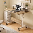 thumbnail image 1 of YUSAZENS Bureau Debout Mobile avec Roulettes, Bureau Assis-Debout à Hauteur Réglable pour Espaces Compacts, Bureau Roulant Pliable pour Bureau à Domicile, 1 of 9