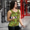 thumbnail image 6 of Uemuo Carrot Eggplant Pattern Workout Tank Tops for Women Breathable Moisture-wicking tank top Sleeveless Running Loose Fit Yoga Tops Active Shirts Sports Gym Exercise, 6 of 9