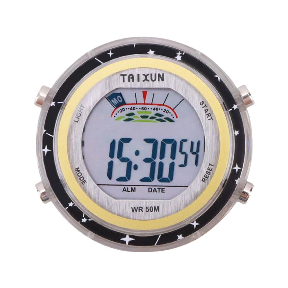 OADUKQ Black Automotive Clocks