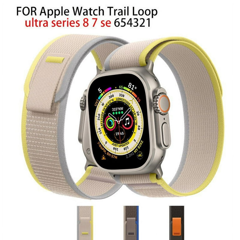 LEIXIUER Trail Loop Band for Apple Watch Bands 49mm 44mm 40mm 45mm 41mm  42mm 44 45 49 mm Nylon Bands Bracelet for Apple Watch Ultra/SE/ Series  8/7/6/5/4/3/2/1 