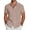 Misty Rose, variant on Men's Cuban Guayabera Linen Shirt - Short Sleeve Casual Beach Summer Button Down