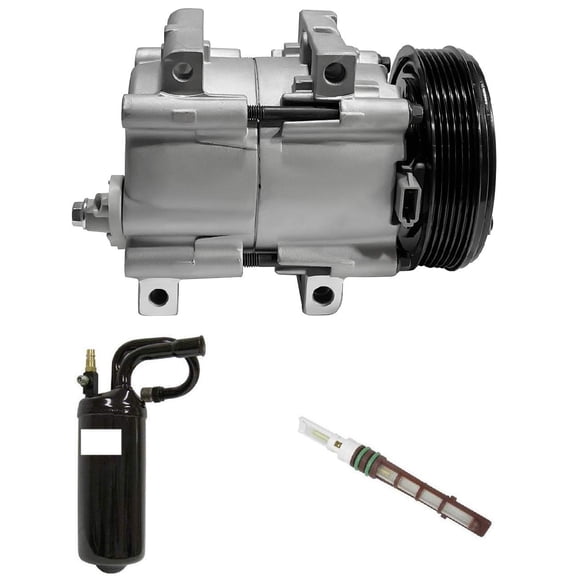 RYC New AC Compressor and A/C Clutch Kit KT AD35N