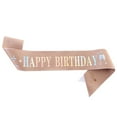 thumbnail image 3 of Boys Black Birthday Sash Happy Birthday Sashes Kids Satin Belts Men Birthday Star Scarf for Boy Anniversary Party Decoration, 3 of 6