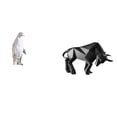 thumbnail image 1 of Escultura de pingüino,Escultura de pingüino para decoración nórdica del hogar,Adorno de mesa con estatua de animal,artesanía para decoración de dormitorio,Estatua del toro,Estatua de, 1 of 8