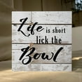 thumbnail image 5 of Zomyto 5x5 In Funny Kitchen Sign Country Kitchen Decor Rustic Desk Decor Wooden Box Sign Kitchen Table Decor Farmhouse Decor Kitchen Countertop Decor, 5 of 6