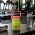 thumbnail image 5 of Game Day Essential 12oz Can Cooler - 3D Printed Insulated Sleeve, Keeps Drinks Ice Cold, Durable & Easy to Carry, Reusable for Sports Events, Tailgates & Parties, Green, 5 of 8