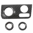 thumbnail image 2 of Ajuste de la cubierta de la perilla de acondicionamiento Abs de fibra de carbono del coche Compatible con Xpander 2022 2023, 2 of 5
