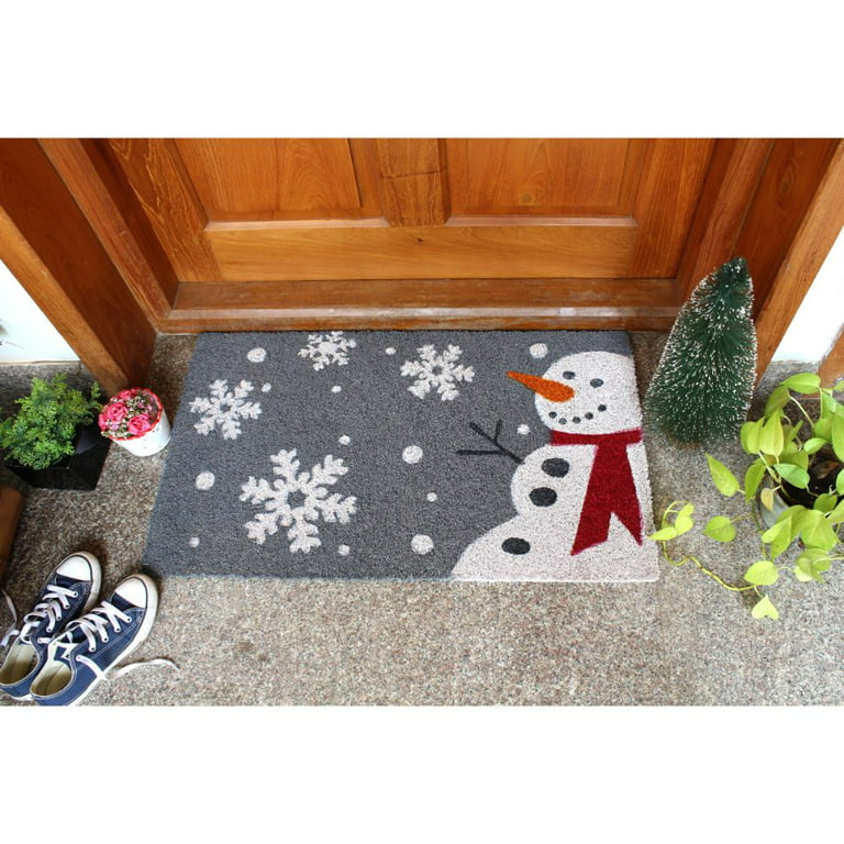 Winter Doormat - Snowman & Winter MatMate Door Mats - 18 x 30