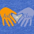 thumbnail image 2 of CafePress - Art In Clay / Clay Heart And Hands - Cute Infant Baby Football Bodysuit, 2 of 3