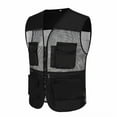 thumbnail image 1 of MYG Mens Outdoor Fishing Sleeveless Mesh Waistcoat Multi Pockets Photography Vest, 1 of 9