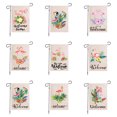thumbnail image 5 of Verano al aire libre decorativo flamenco jardín bandera poliéster Tropical Floral Lino jardín bandera, 5 of 5