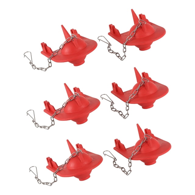 6 Pack Toilet Flapper Replacement for Hinge-Style Parts 84995 and 1000490 Flapper Replacement Water Saving