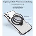 thumbnail image 5 of Compatible with Samsung A54 5g Case with Magnetic Stand Clear,Phone Samsung Galaxy A54 Case Silicone Transparent Support Wireless Charging Shockproof Luxury Protective Cover (Black), 5 of 13