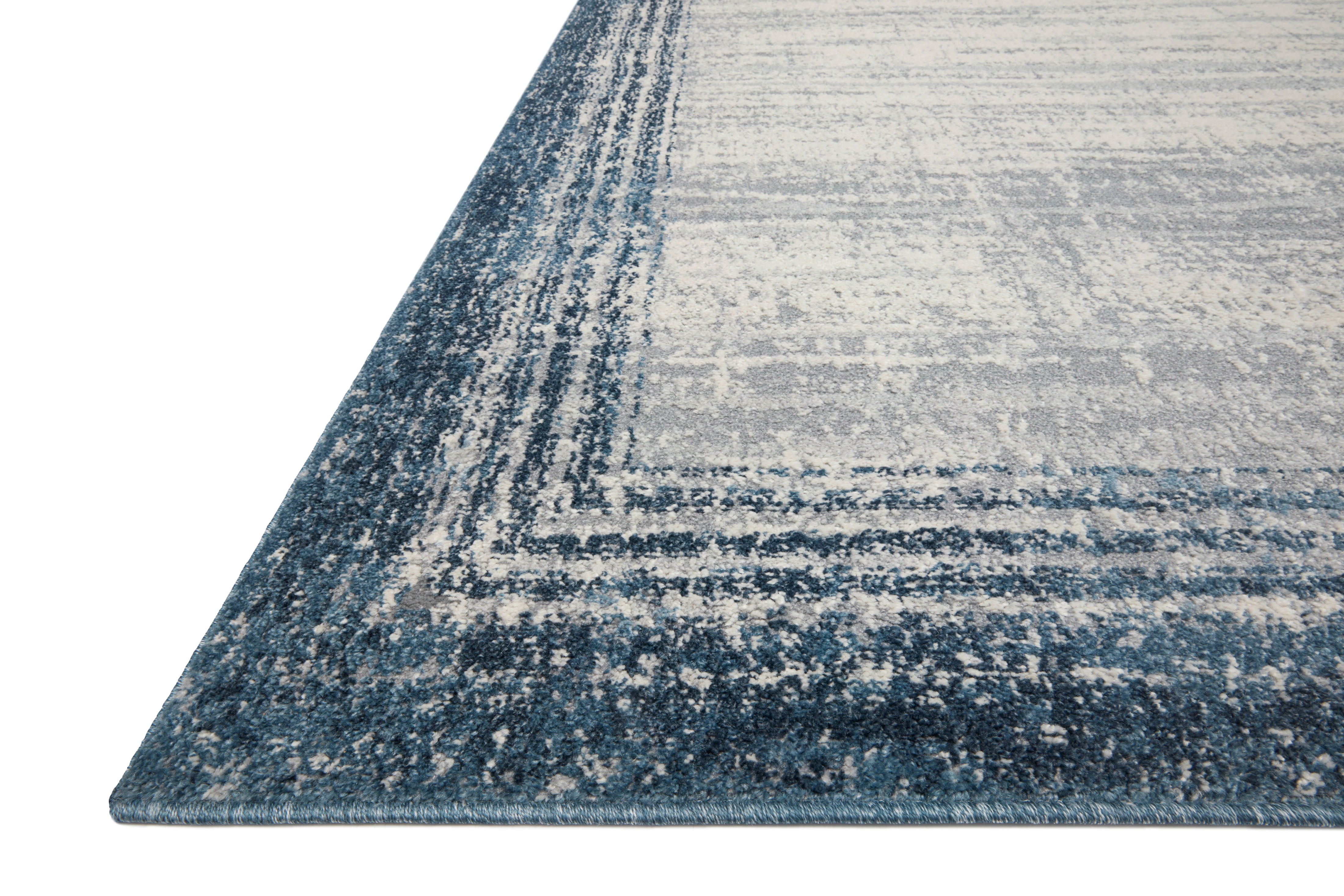AUS-02 Pebble, Blue 2-0" x 3-0" Size Rug