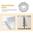 thumbnail image 3 of 20pcs Binder Disc Notebook Binding Discs Planners Binding Buckle Loose-leaf Binder Buckles, 3 of 9