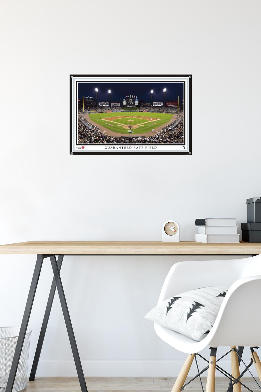 MLB Chicago White Sox - Guaranteed Rate Field 22 Wall Poster with Push Pins, 14.725" x 22.375"