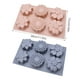 thumbnail image 5 of Molde de pastel de silicona Cateissary con 6 ranuras para flores gris, 5 of 6