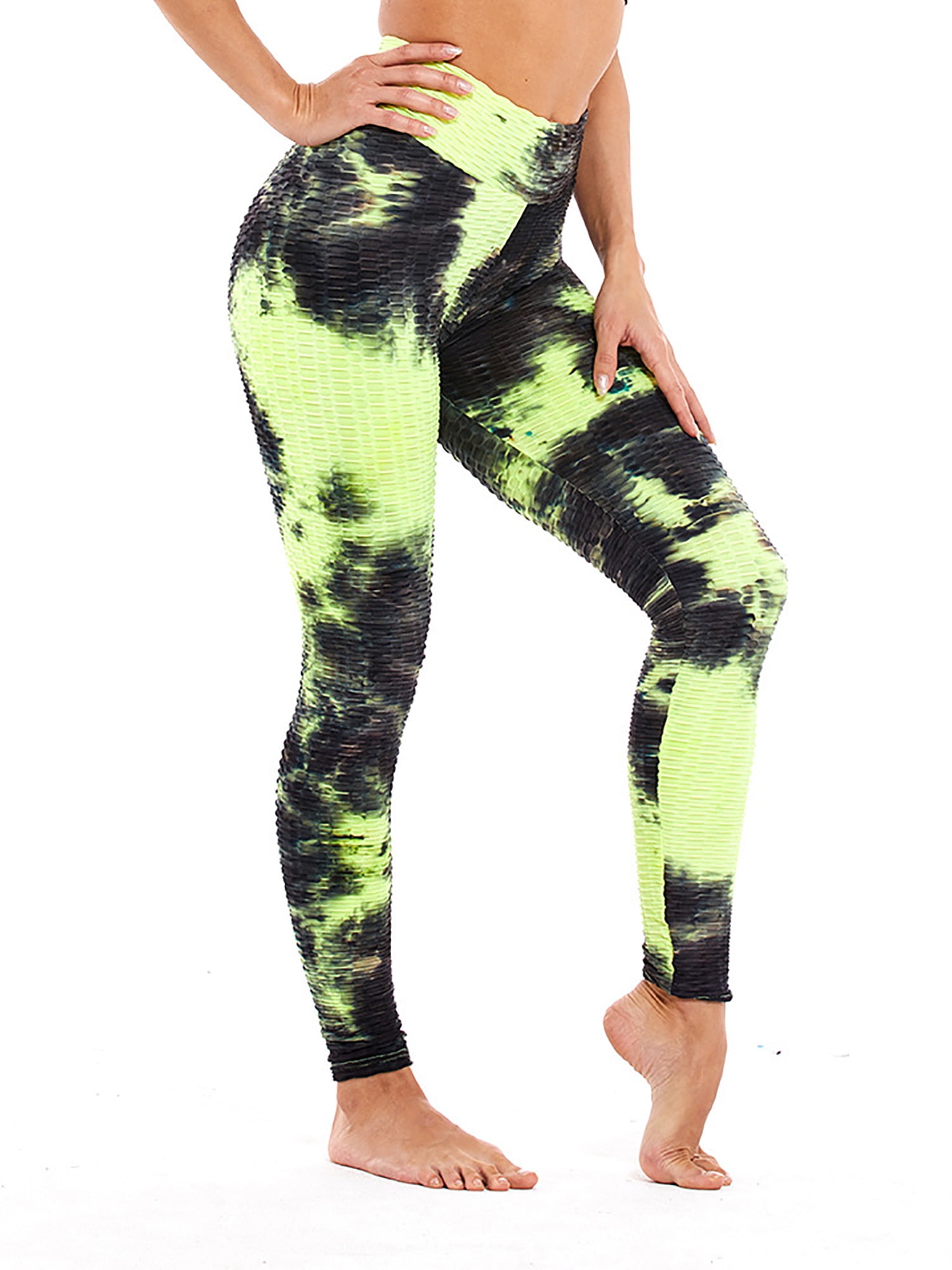 printed yoga capris