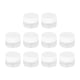 thumbnail image 5 of 10 tarros de crema redondos de 0.35 oz, reutilizables, loción facial, crema hidratante, contenedor de cosméticos con tapa blanca, 5 of 14