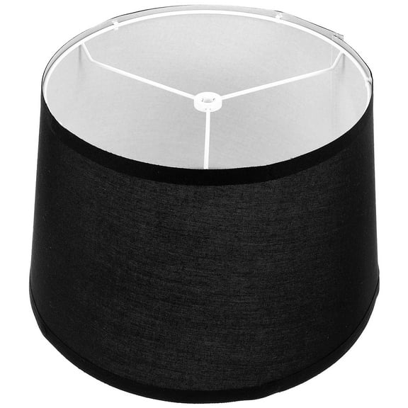 WRISTBIQUE Conical Black Fabric Metal Table Lamp Shade Dust Protection Light Diffusion Decorative Function