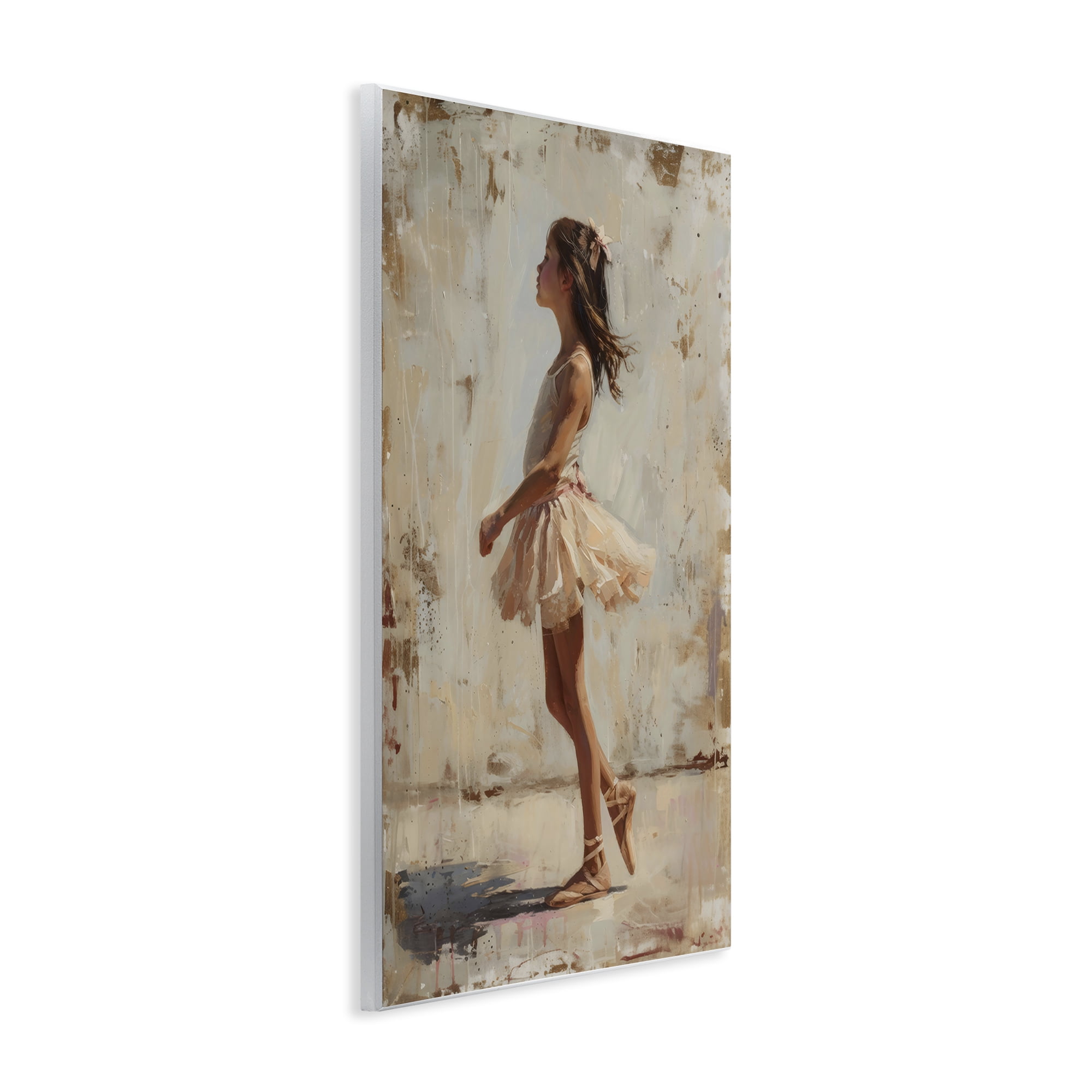 Stupell Industries Ballerina in Soft Light Wall Plaque Art, design by Creative Studio