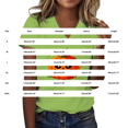 thumbnail image 3 of Bovemsi Short Sleeve Tops for Women Soft Loose‑Fit V‑Neck Graphic Short‑Sleeve Prints Fashion Outfits Clothes Breathable XXXL, 3 of 4