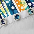 thumbnail image 4 of Homewish Colorful Circle Black Out Curtains For Adults Female Men,Abstract Polka Dots Curtains Pack of 2 (42x63 Each),Vintage Aesthetic Bedroom Curtains,Ultra Soft Home Decor, 4 of 6