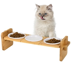Elevated Dog Bowls Double Ceramic Raised Bowls Sm Medium Dogs And