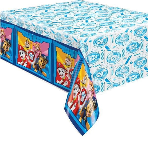 Paw Patrol Rectangular Plastic Table Cover, 54" x 84"