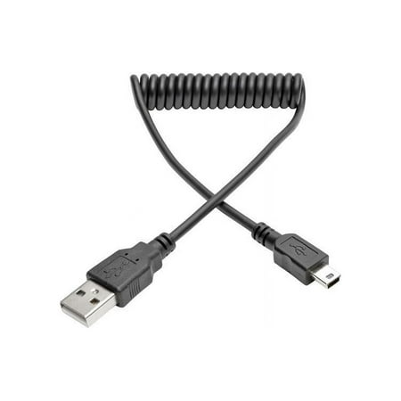 UPC: 0037332197238 | 6ft USB 2.0 Hi-Speed A to Mini-B Coiled Cable (M/M)