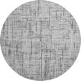 thumbnail image 2 of Addison Rugs Mayfield Premium Machine Washable Transitional Stripes Gray Round Rug, 8' x 8', 2 of 6