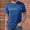 A-Dark Blue, variant on Men's Shirts Short Sleeve with Pocket Big and Tall Printed Casual Loose Pocket Round Neck T-Shirt