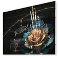 thumbnail image 1 of Design Art - Orange Blue Flower with Water Drops, 1 of 5