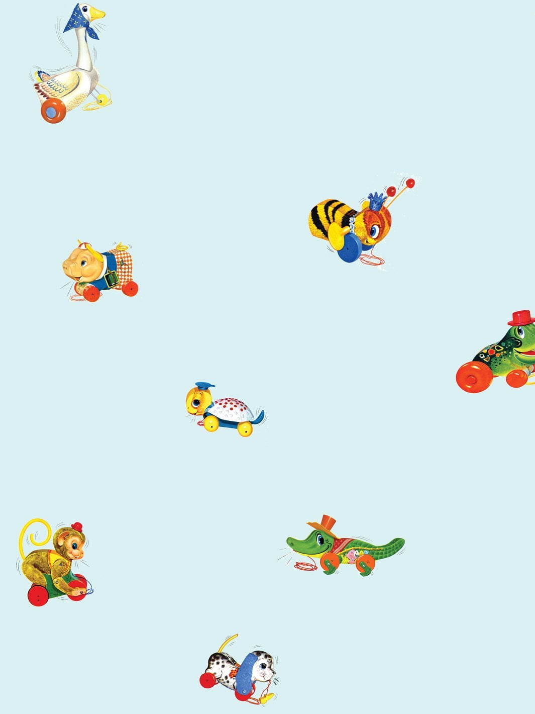 Classic Toys Removable Vinyl Wallpaper By Fisher-Price - Sky