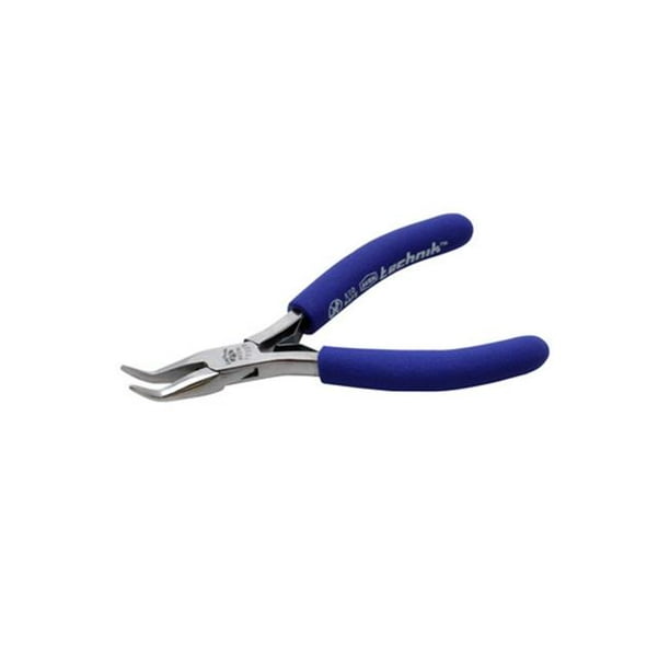 Technik 41/2", Bent Needle Nose Pliers, Steel, 10309