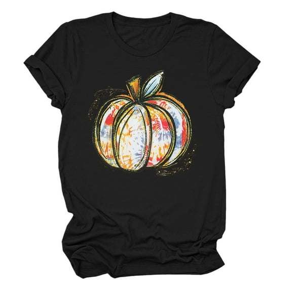 YDLCAFD Nike Shirts for Women Halloween Pumpkin Graphic T Shirt for Women Pumpkin Tops Halloween Loose T Shirt Sweat Shirts Women Summer Work Tops for Women