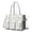 Fairy Princess Carriage, variant on Teacher Tote Bag,Fairy Princess Carriage Pattern Teacher Utility Tote Bag,Large Work Tote Bags for Women with Multiple Pockets,Top Zipper Closure,13.8x10.6x6.7 Inch
