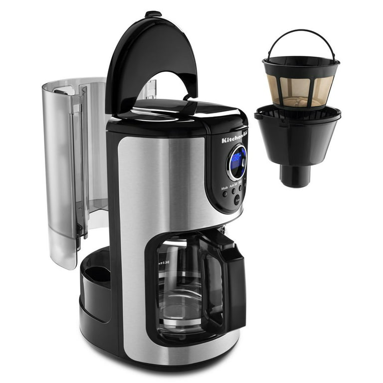 KitchenAid KCM0812OB Onyx Black Stainless Steel and Glass 8-Cup Siphon  Coffee Brewer - Bed Bath & Beyond - 12753451