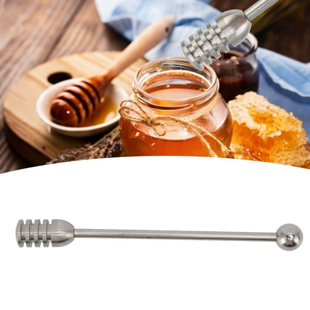 Varilla Para Cazo De Miel, Agitador De Miel Duradero De Acero Inoxidable 304 De 15,5 Cm Para Caramelo Para Miel Para Jarabe De Arce