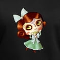 thumbnail image 3 of CafePress - The Day Of The Dead Vintage Doll T Shirt - Women's V-Neck Dark T-Shirt, 3 of 4