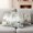 White, variant on Green Blue Pumpkin Fall Outdoor Waterproof Pillow Covers, Thanksgiving Eucalyptus Leaves Weeping Decorative Rectangle Throw Pillowcase Sofa Cushion Sham for Patio/Couch/Chair, 20"x12" 2 Pack