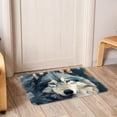 thumbnail image 6 of Wolf Machine Washable Non-Slip Polyester Floor Mat Door Mat Kitchen Mat, 6 of 6