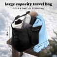 thumbnail image 4 of Fit + Fresh All The Things XL Tote Bag, Travel & Overnight Bag, Black, 4 of 11