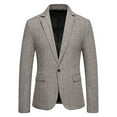 thumbnail image 4 of sususu Men Blazer Jacket Slim Fit,Mens Suit Jacket,Contemporary Tailored Casual for Modern Style and Everyday Comfort, 4 of 7